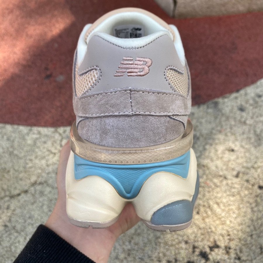 New Balance 9060 Ivory Cream Pink Sand