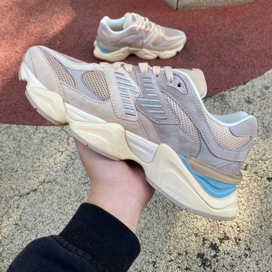 New Balance 9060 Ivory Cream Pink Sand