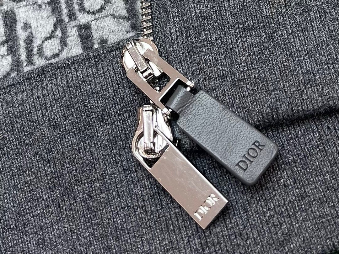 Dior Icon Jacquard Tracksuit Cashmere & Wool Grey
