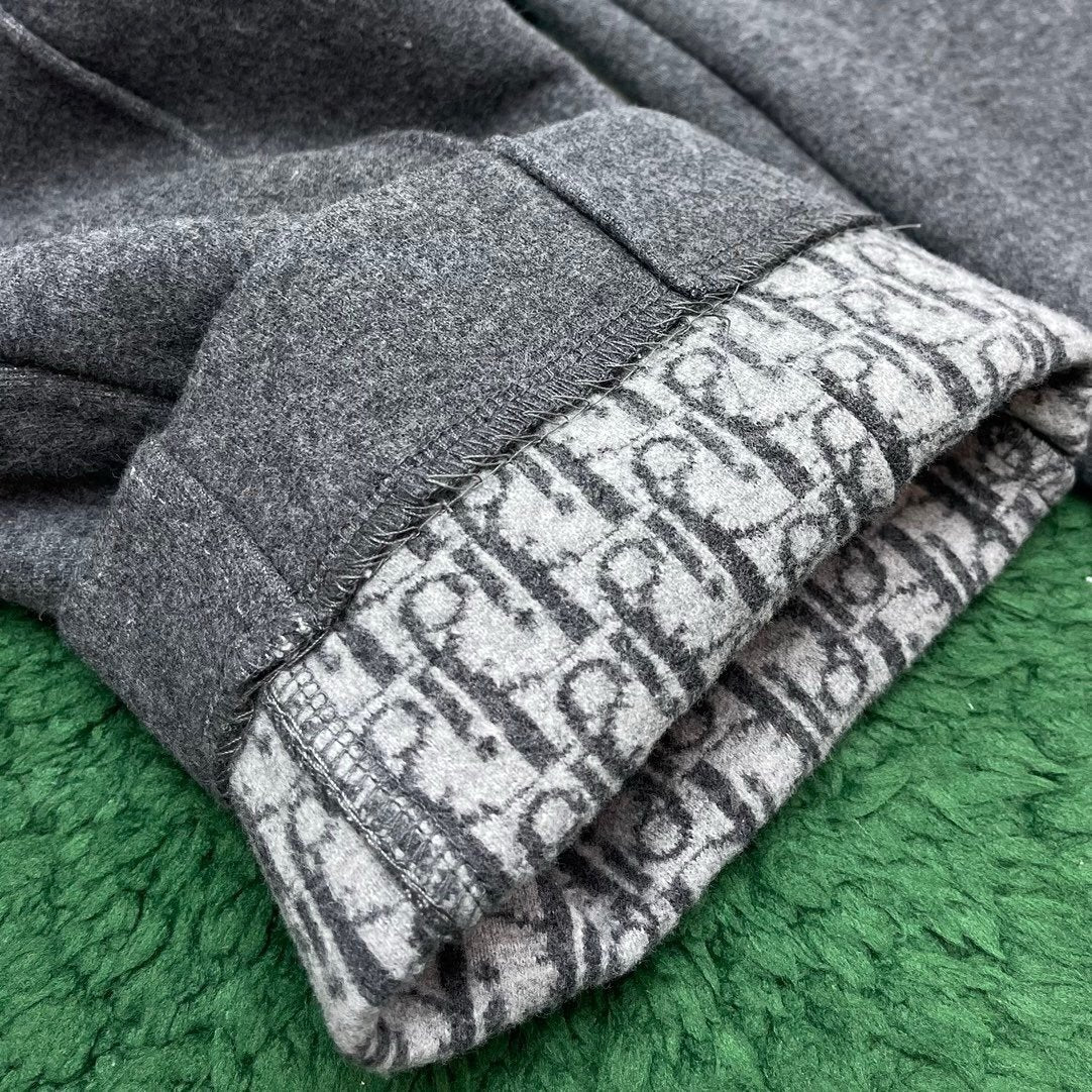 Dior Icon Jacquard Tracksuit Cashmere & Wool Grey