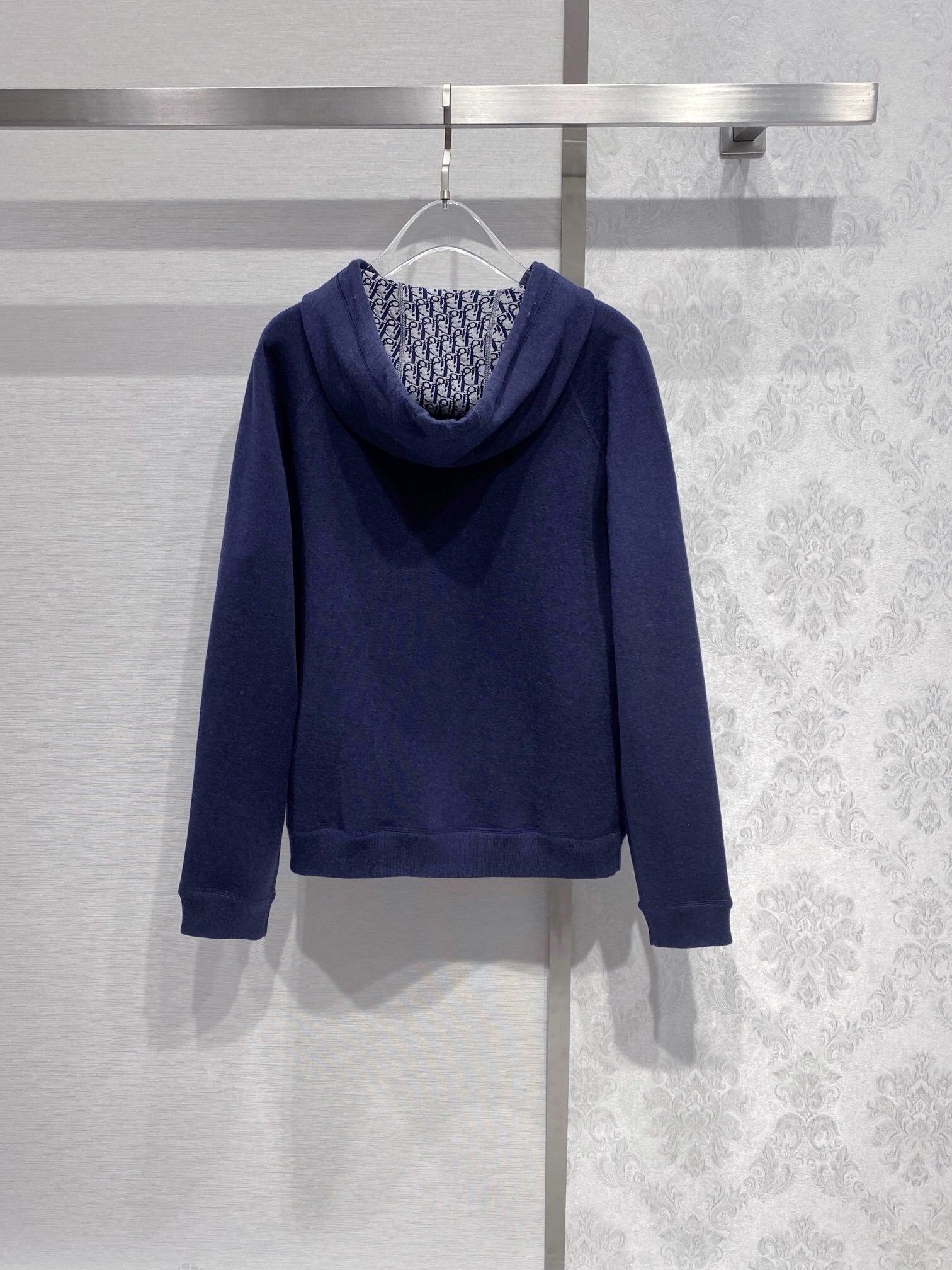 Dior Icon Jacquard Tracksuit Cashmere & Wool Navy Blue