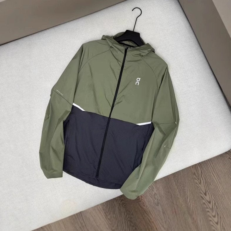On Running Tracksuit Green/Grey Black