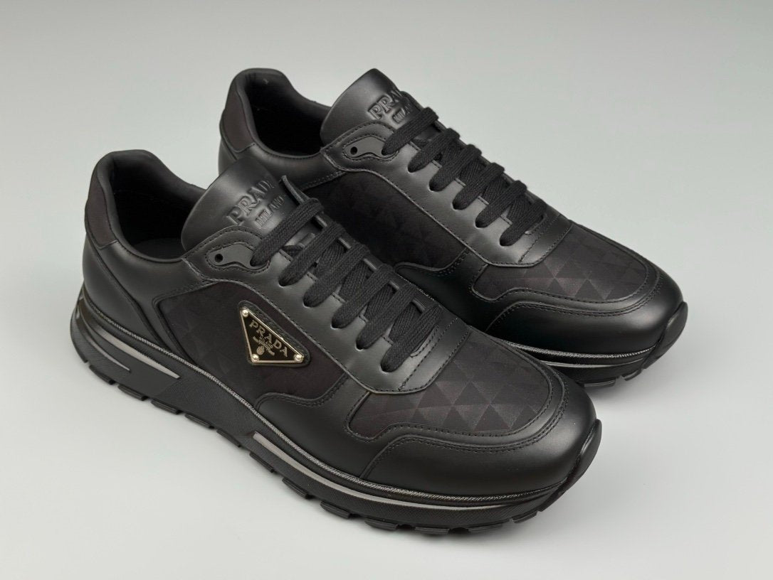 Prada Prax 01 Re-Nylon Black Triangle Monogram