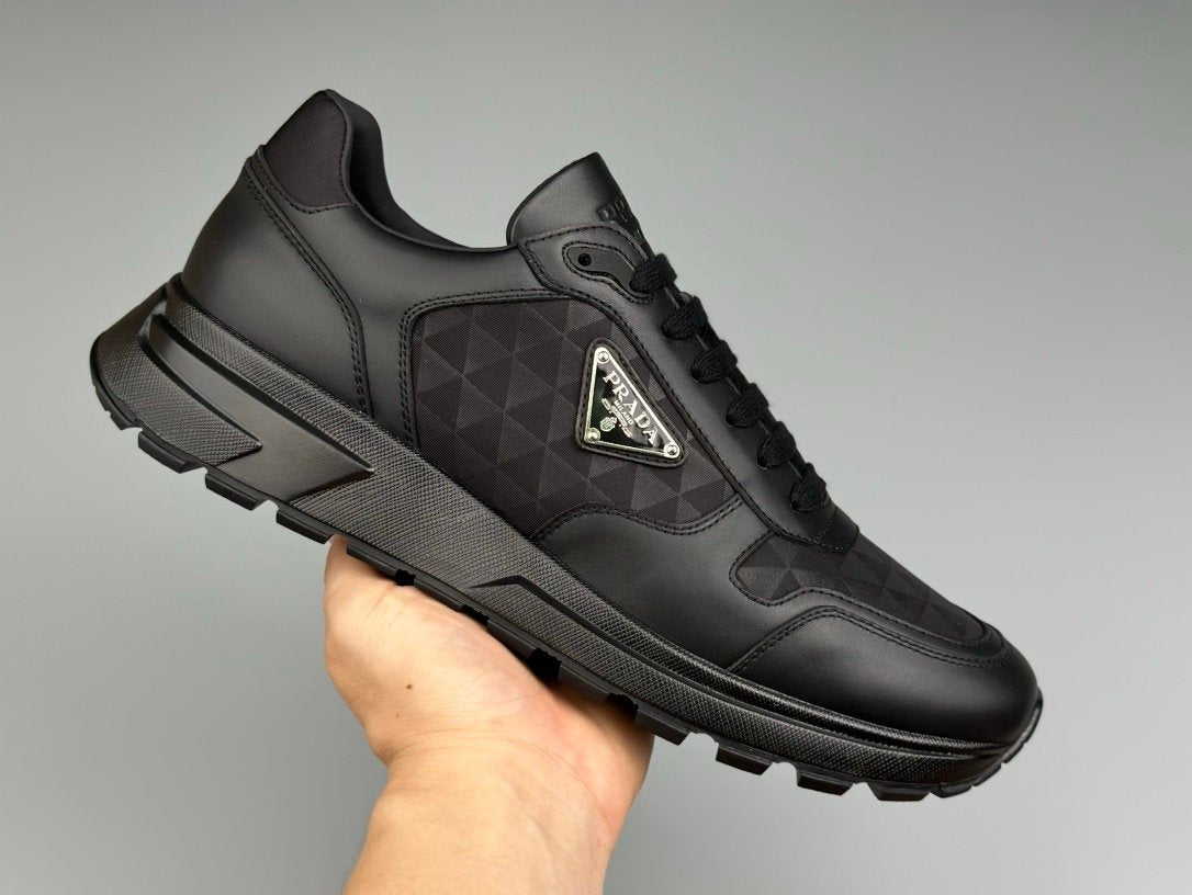 Prada Prax 01 Re-Nylon Black Triangle Monogram
