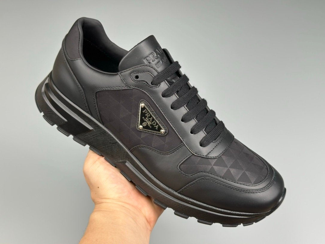 Prada Prax 01 Re-Nylon Black Triangle Monogram