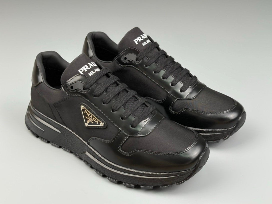 Prada Prax 01 Re-Nylon Black Leather