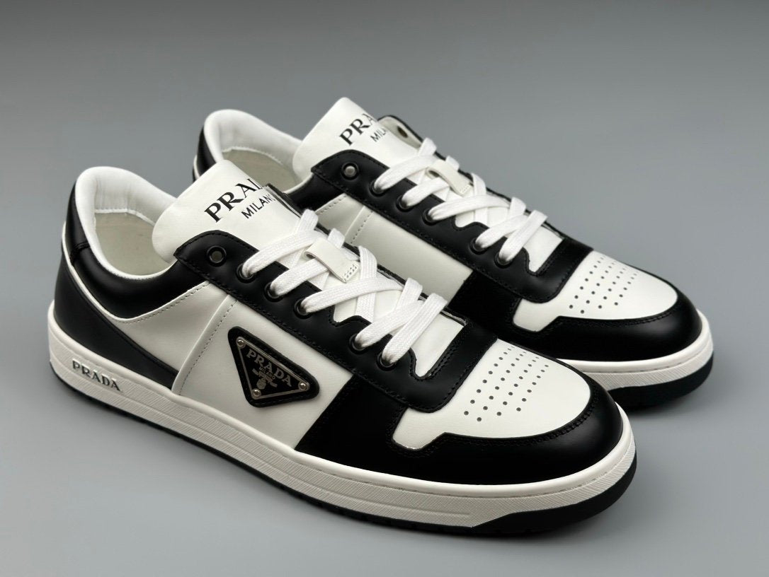 Prada Downtown Low Top White Black