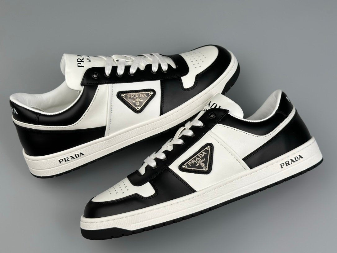 Prada Downtown Low Top White Black