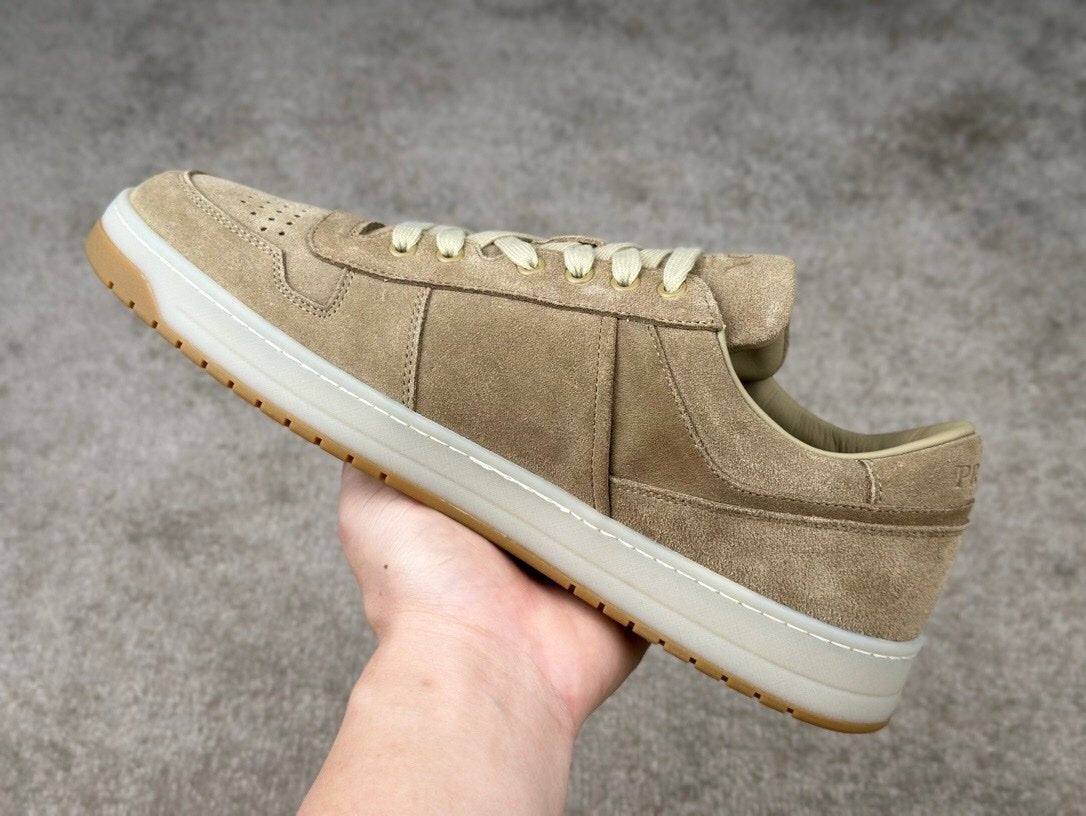 Prada Downtown Delavé Beige Suede