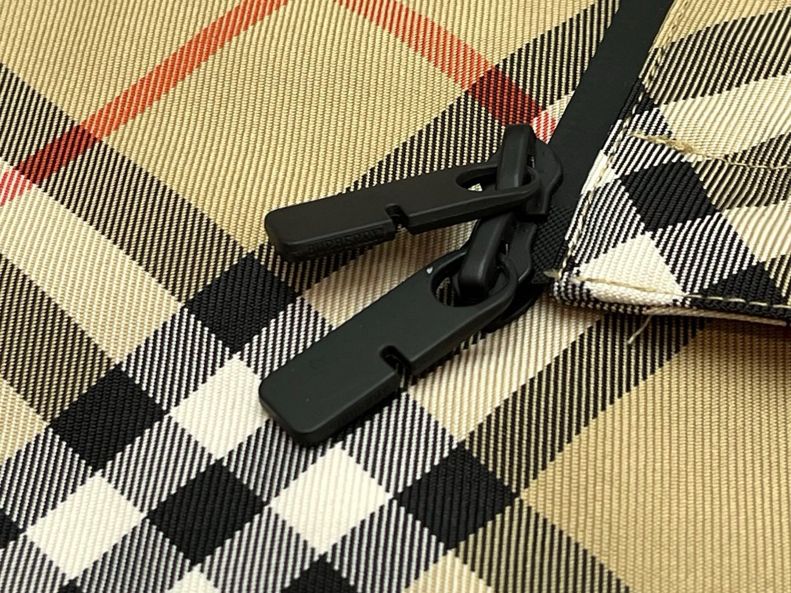 Burberry Check Jacket In Sand