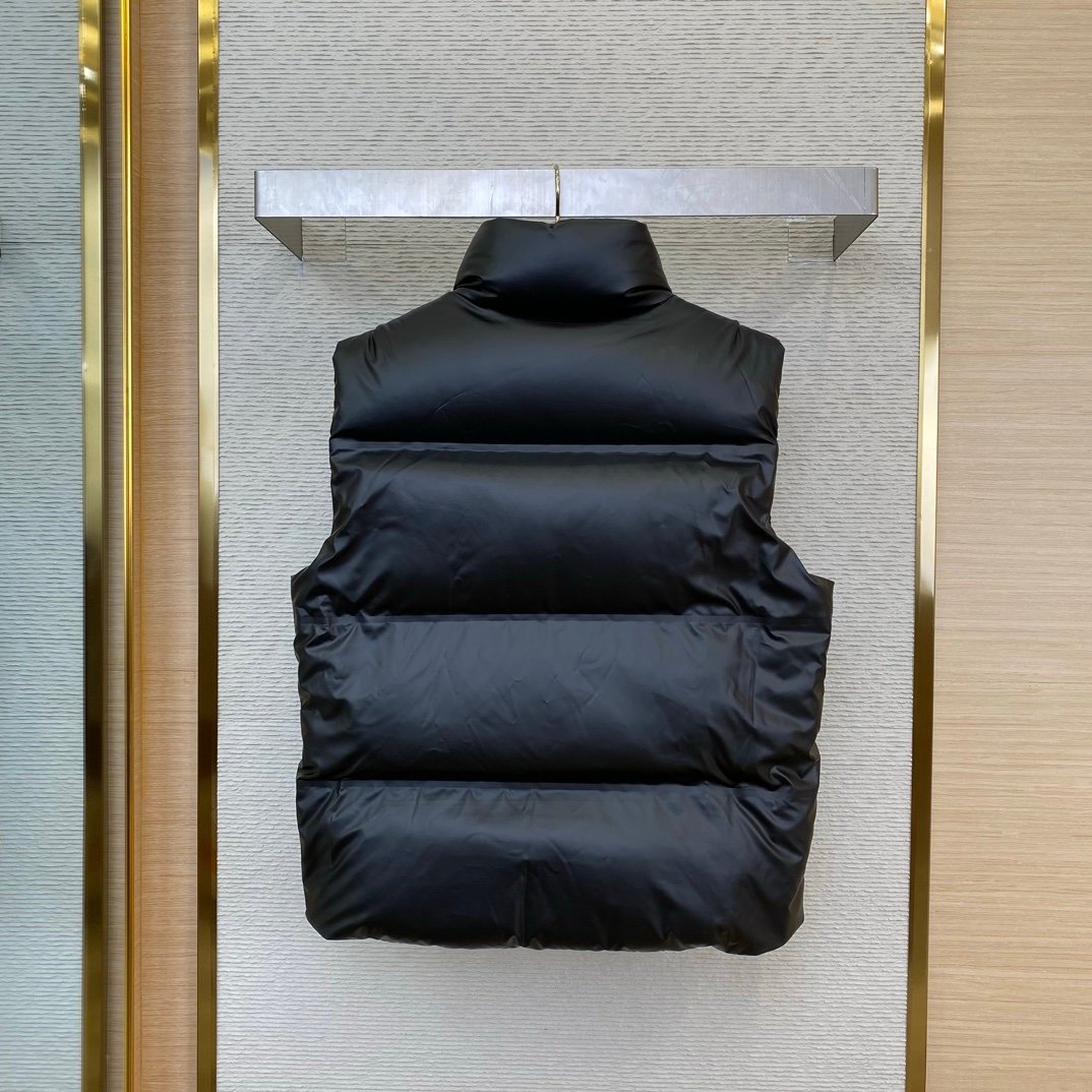 Prada Light Nylon Down Bodywarmer Black