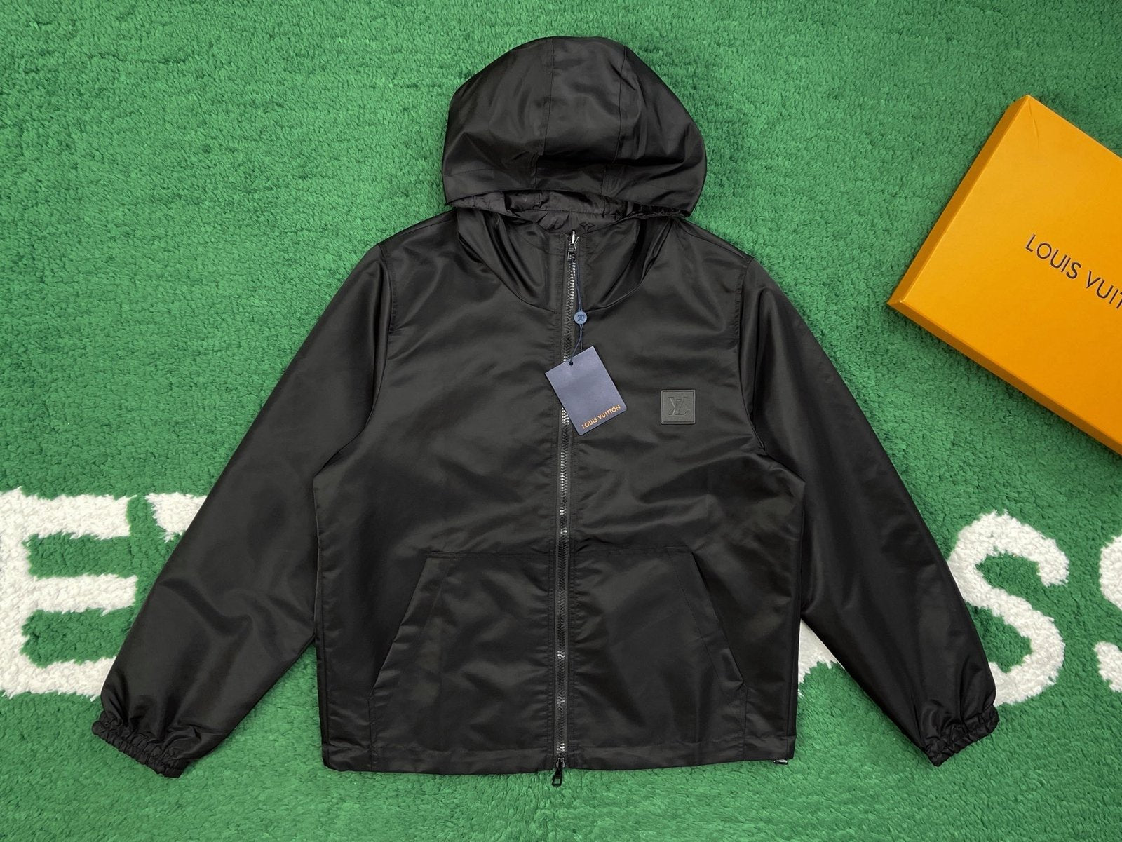 Louis Vuitton Reversible Windbreaker Jacket In Black