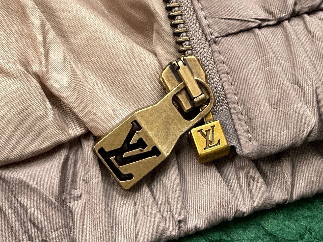 Louis Vuitton Monogram Padded Windbreaker In Beige