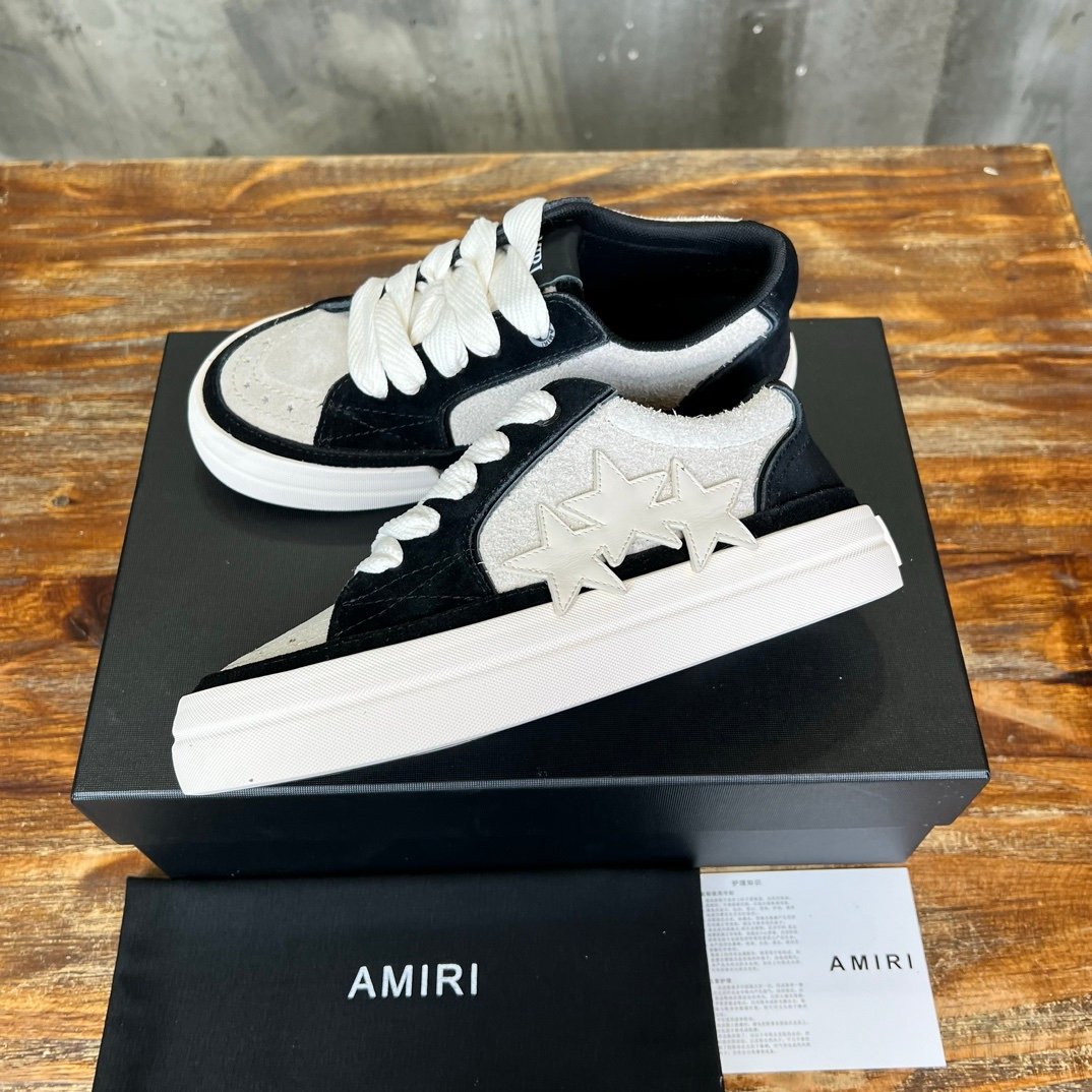 Amiri Low Top Sunset Skate Low Birch Black
