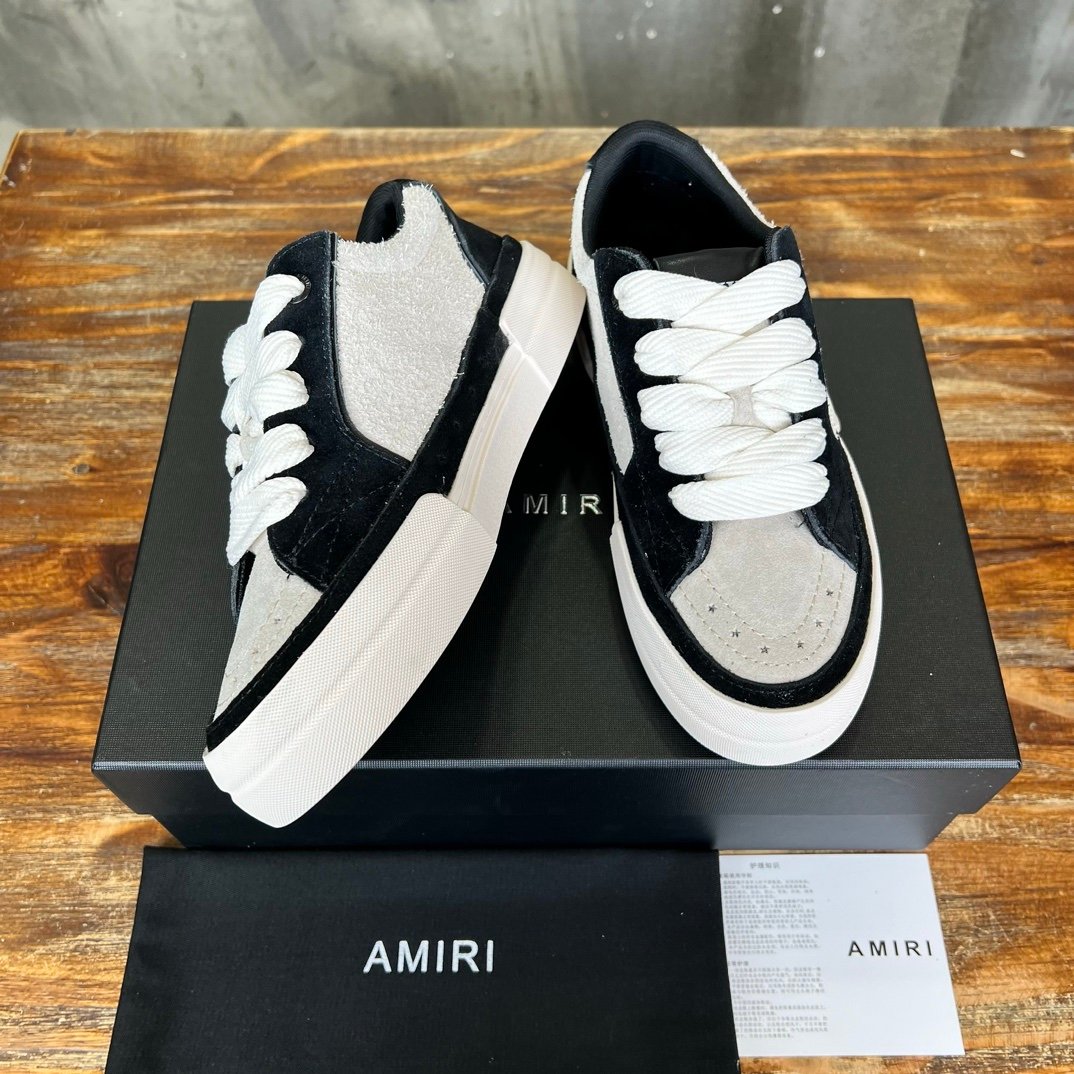 Amiri Low Top Sunset Skate Low Birch Black