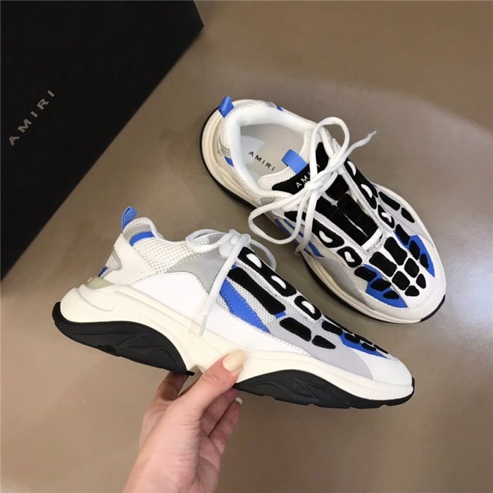 Amiri Bone Runner Bone Runner White Black Grey Blue