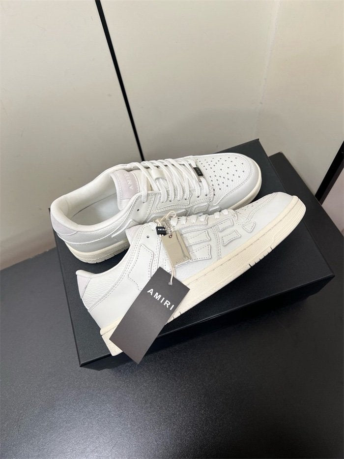 Amiri Varsity Skel Low Top White