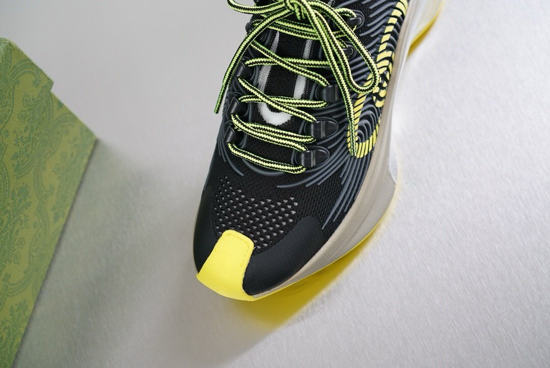 Gucci GG Run Sneaker Black Yellow