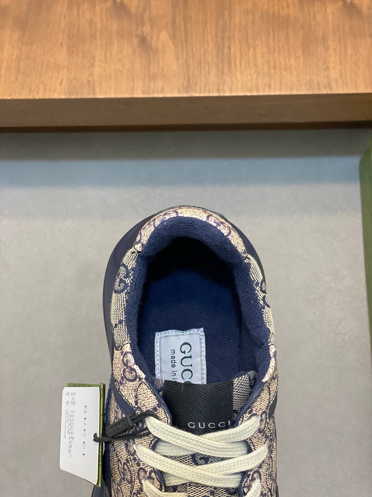 Gucci Rhyton GG Canvas Beige Black