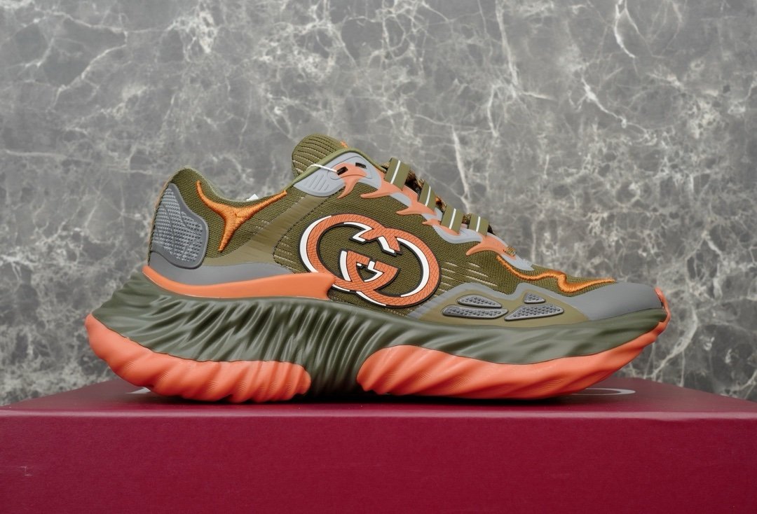 Gucci Ripple Splash Green Orange