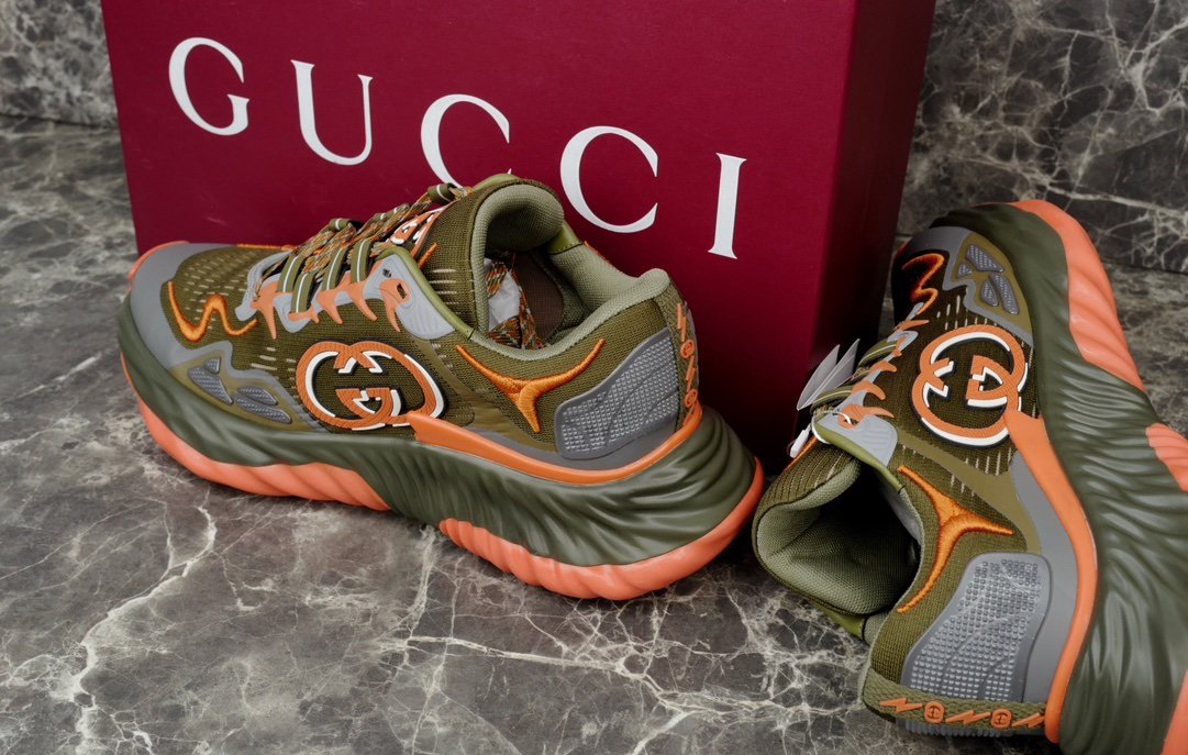 Gucci Ripple Splash Green Orange