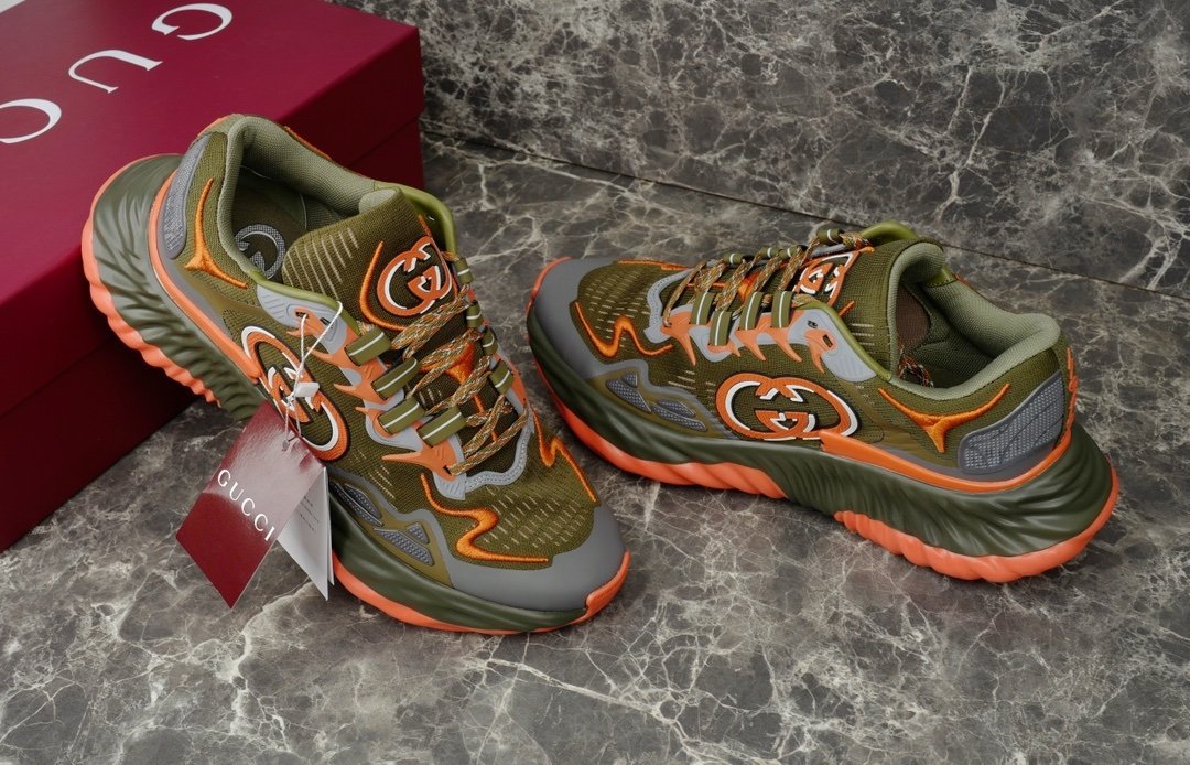 Gucci Ripple Splash Green Orange