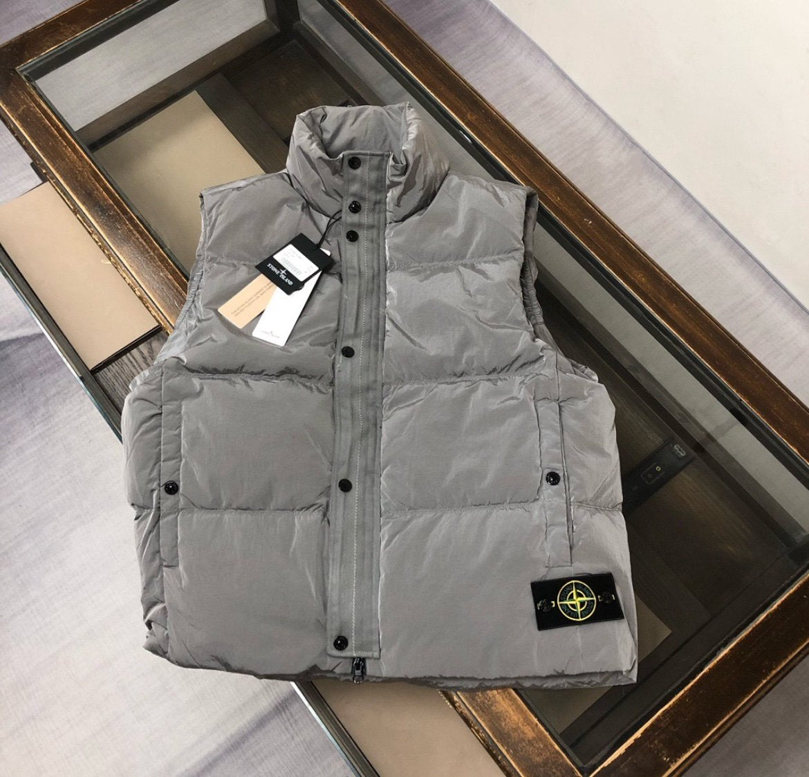 Stone Island Musk Bodywarmer In Grey