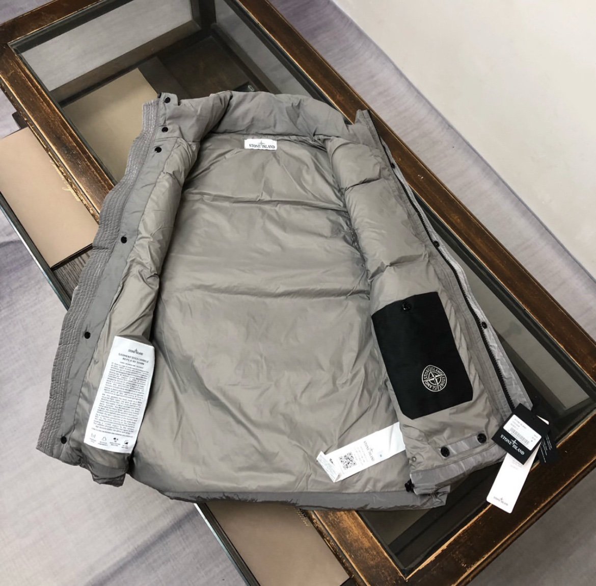 Stone Island Musk Bodywarmer In Grey