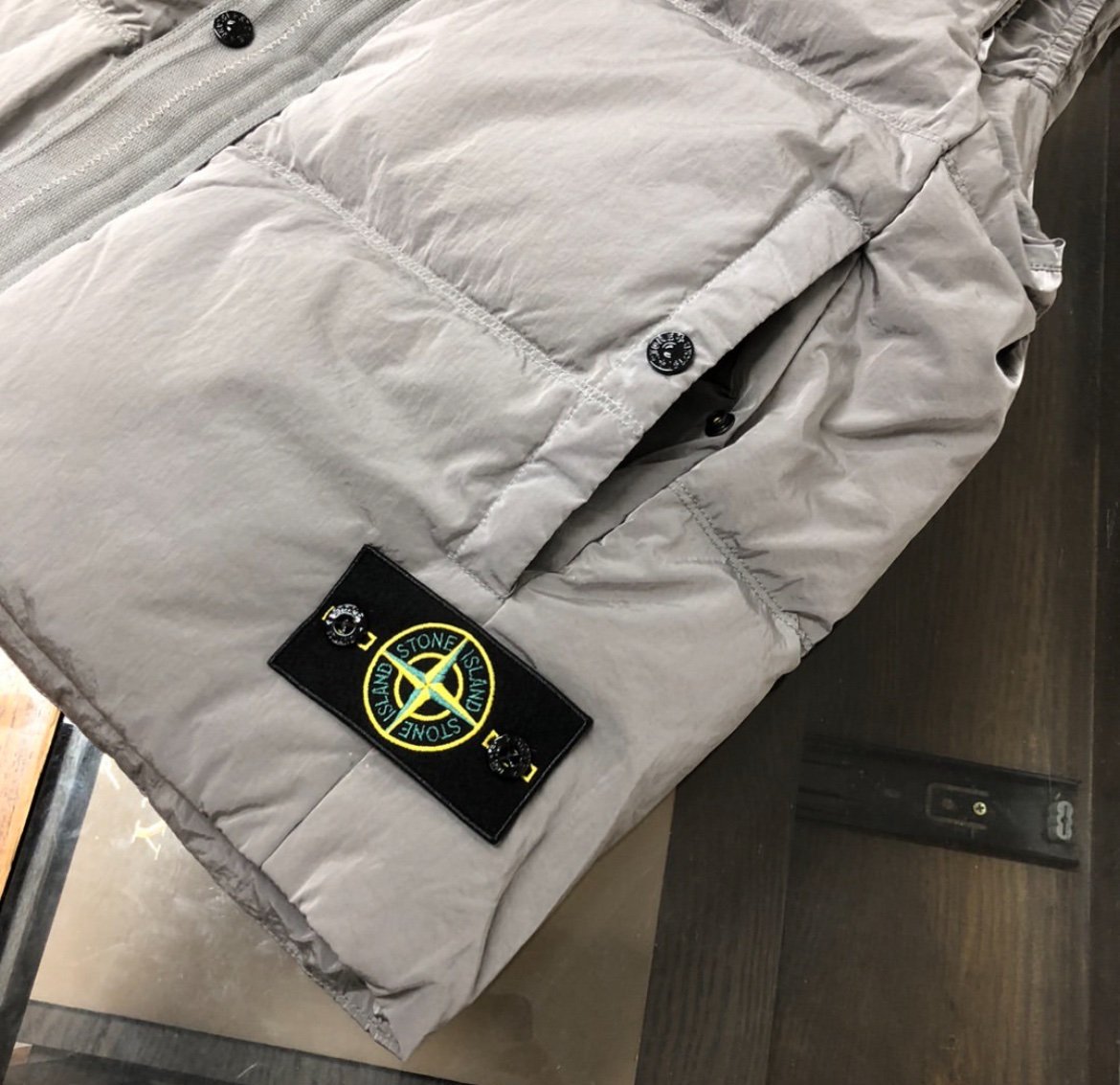 Stone Island Musk Bodywarmer In Grey