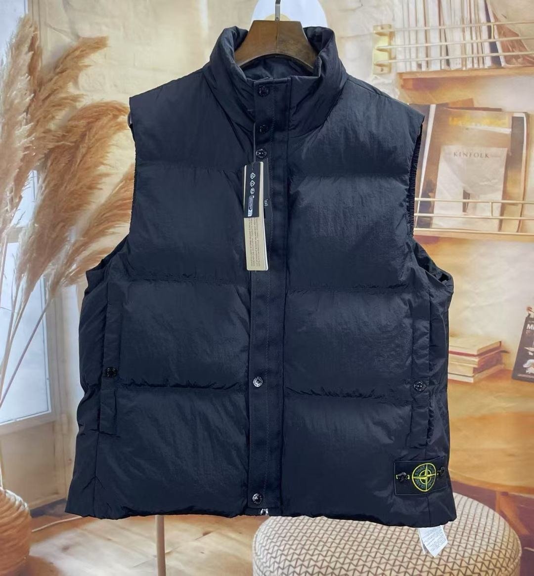 Stone Island Musk Bodywarmer In Black