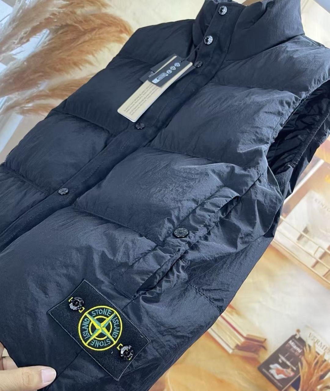Stone Island Musk Bodywarmer In Black
