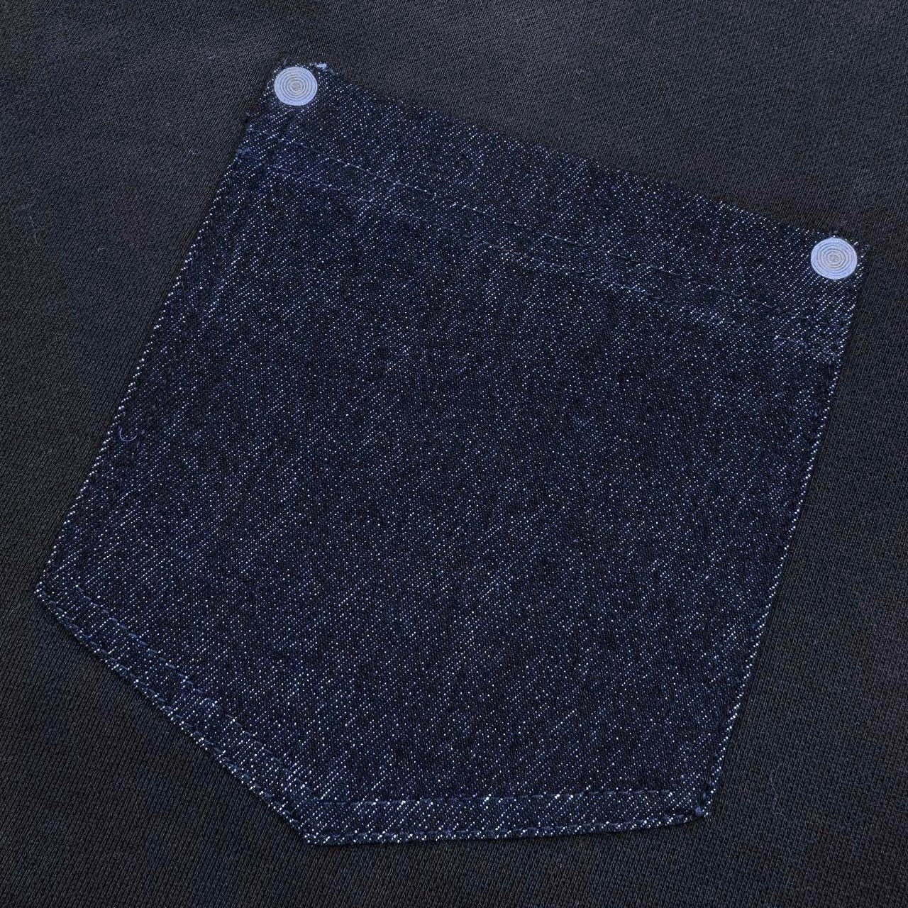 Moncler Navy Blue Cotton & Denim Sweater