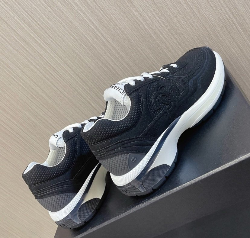 Chanel Low Top CC Trainer Black