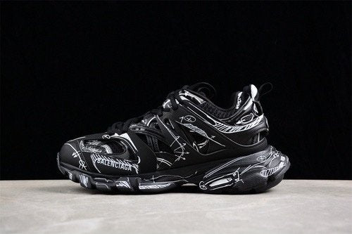 Balenciaga Track Trainer Black White