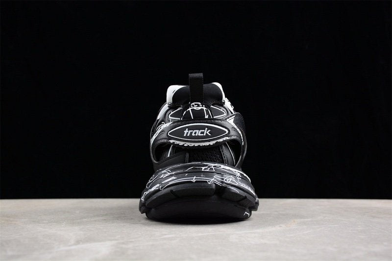Balenciaga Track Trainer Black White