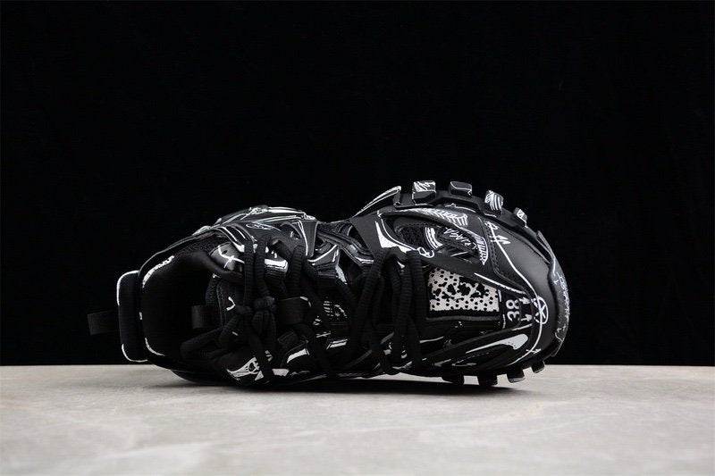 Balenciaga Track Trainer Black White