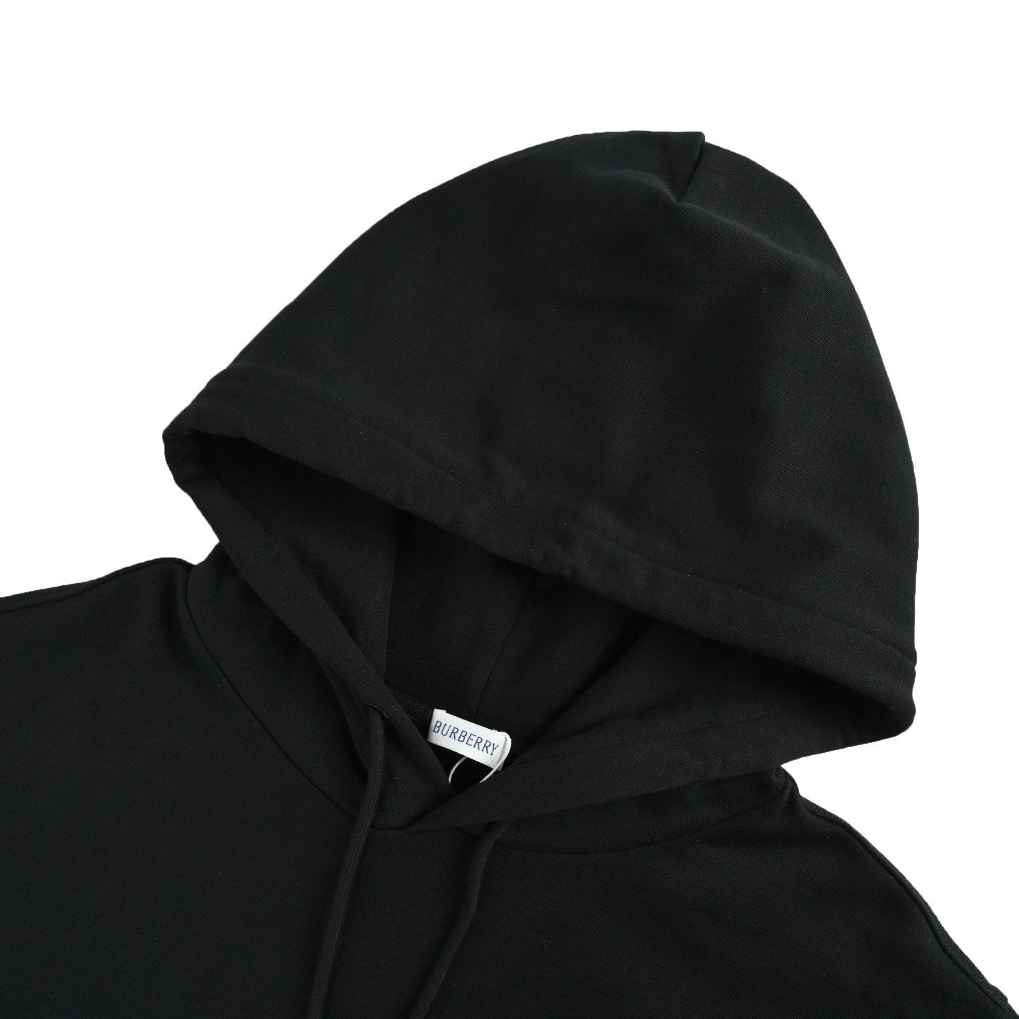 Burberry Check Hoodie Black