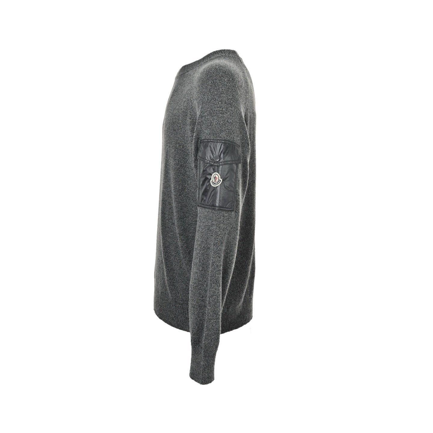 Moncler Grey Cashmere Wool Pullover