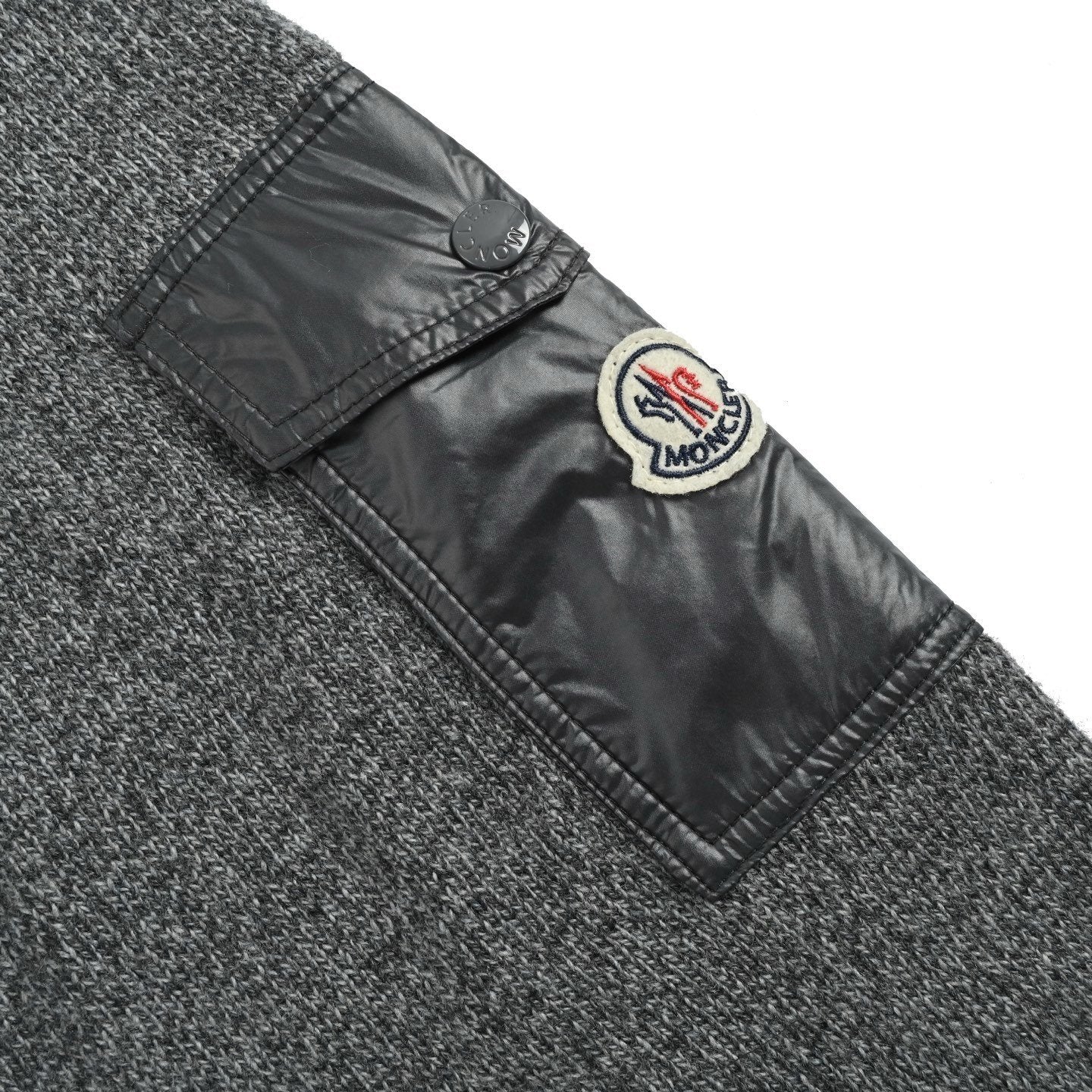 Moncler Grey Cashmere Wool Pullover