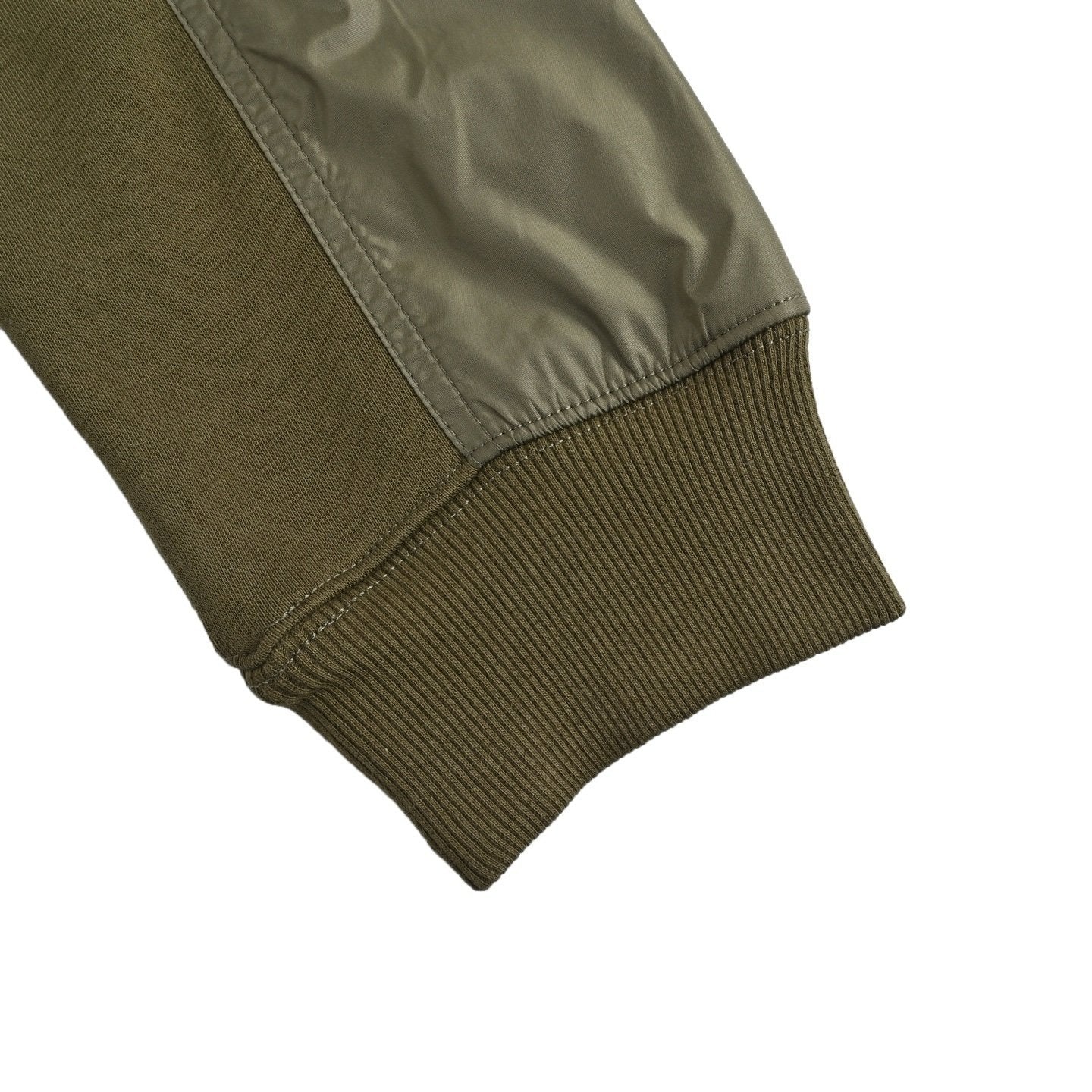 Moncler Olive Green Cotton Blend Sweatshirt