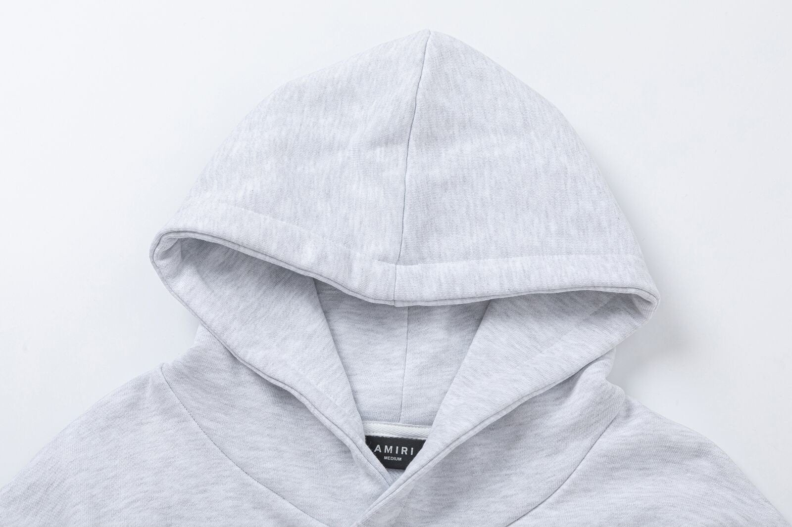 Amiri Baroque Logo Hoodie In Grey