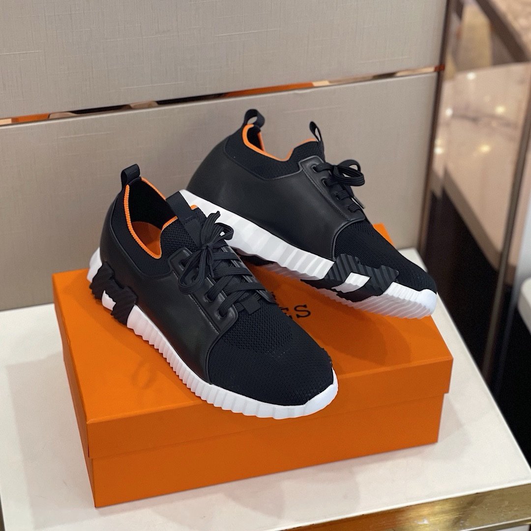 Hermes Depart Slip On  Sneaker Black