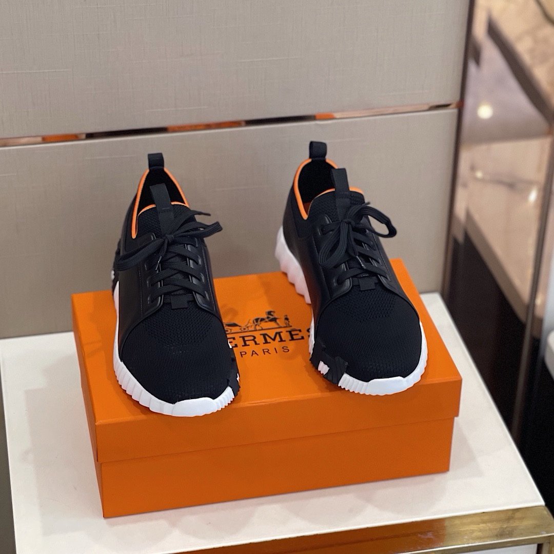 Hermes Depart Slip On  Sneaker Black