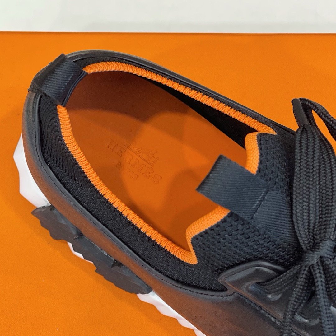Hermes Depart Slip On  Sneaker Black