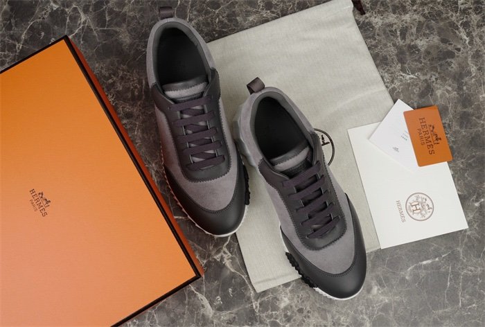Hermes Bouncing Sneaker Dark Grey/Grey
