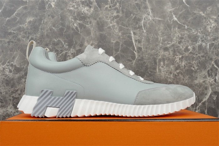 Hermes Bouncing Sneaker Grey Leather