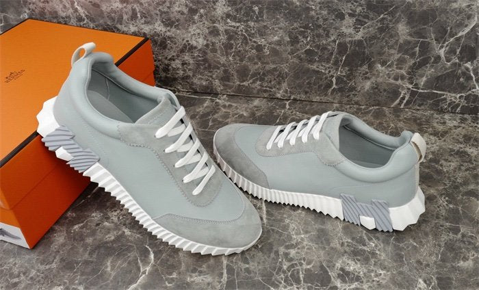 Hermes Bouncing Sneaker Grey Leather