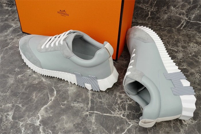 Hermes Bouncing Sneaker Grey Leather