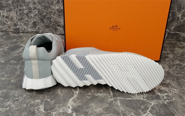 Hermes Bouncing Sneaker Grey Leather