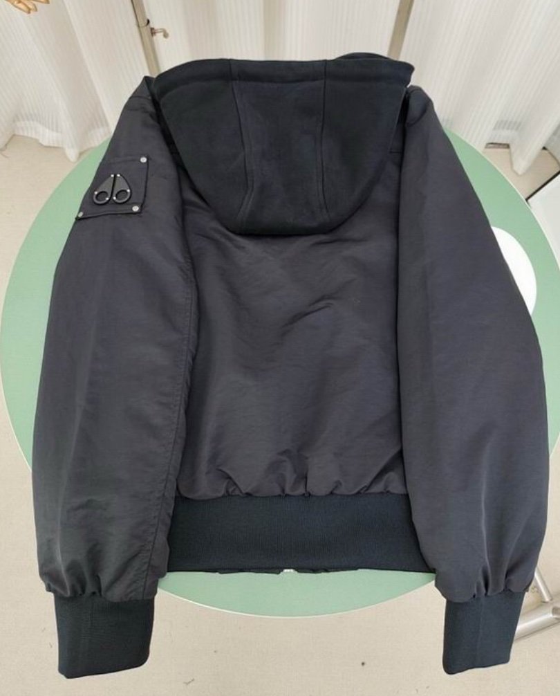 Moose Knuckles Oxley Bomber Jacket In Black